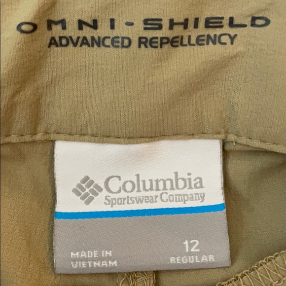 COLUMBIA WOMEN’S ARUBA ROLL UP PANTS TAN - Picture 5 of 7